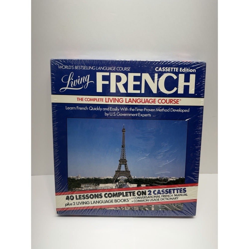 Living French The Complete Living Language Course Cassette Edition Learn Sealed